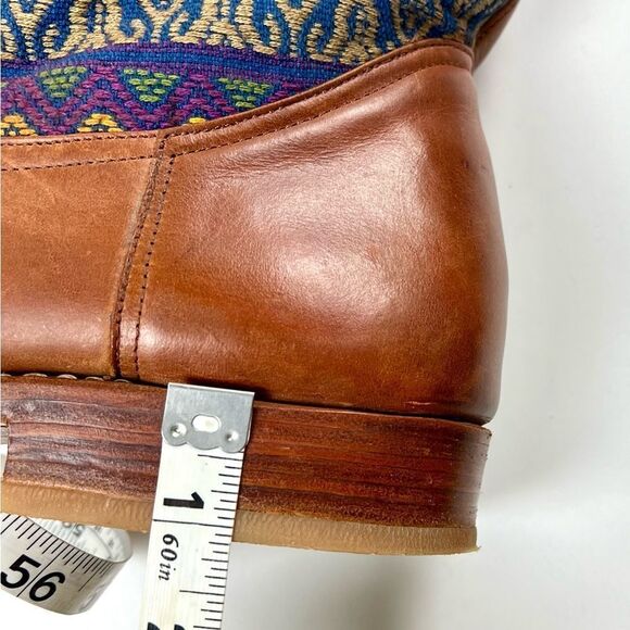 Teysha Leather Riding Boots/Aztec Textile - Picture 15 of 15